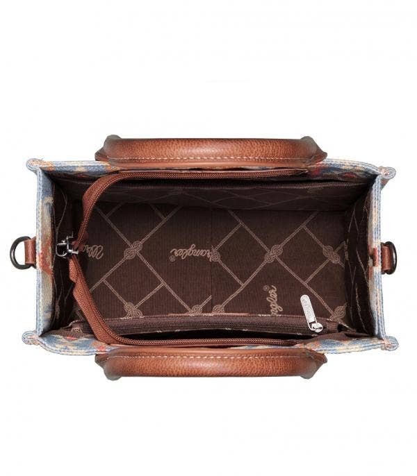 Montana West Wrangler Aztec Tote: Bronze