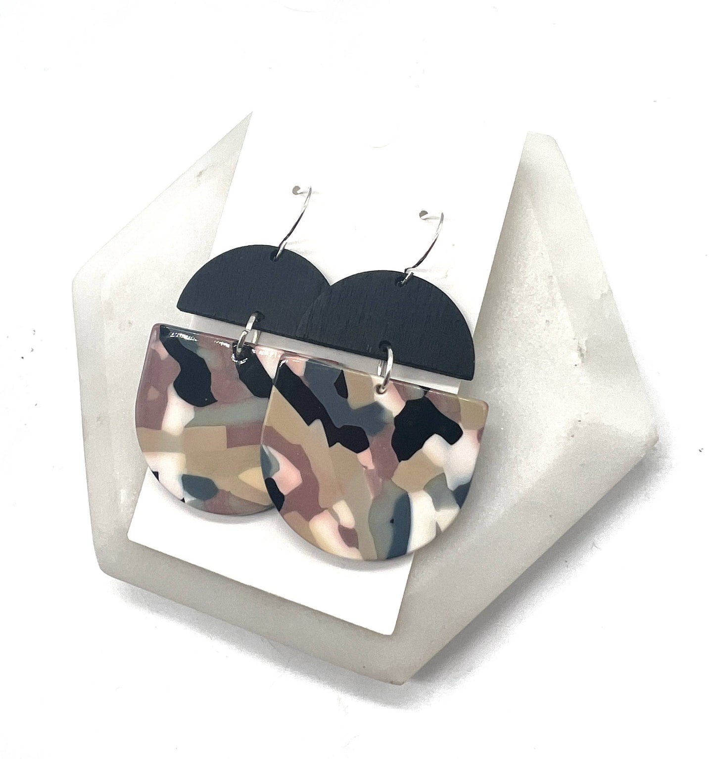 Mauve Paintbrush Fall Wood and Acrylic Deco Drops