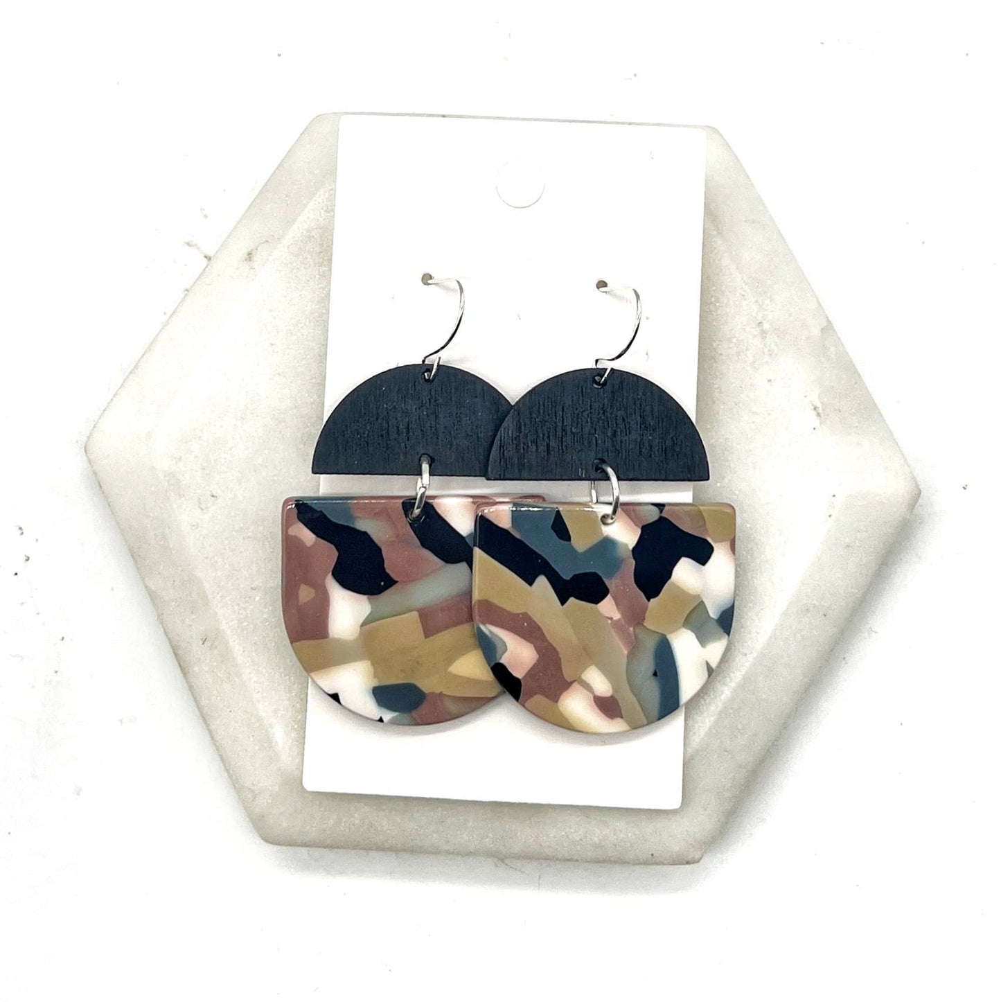 Mauve Paintbrush Fall Wood and Acrylic Deco Drops