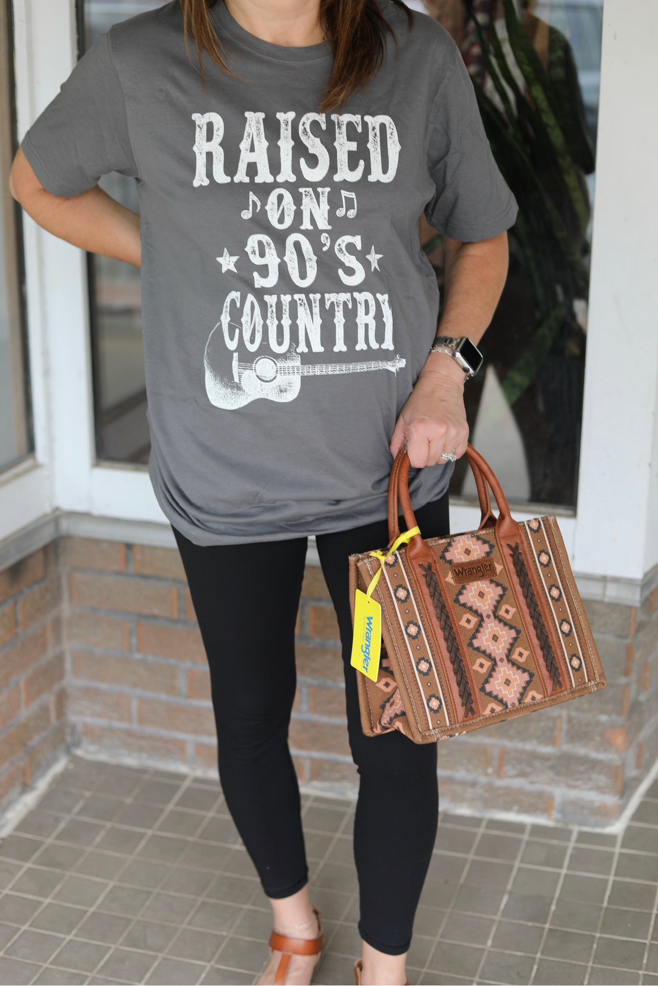 Montana West Wrangler Aztec Tote: Bronze