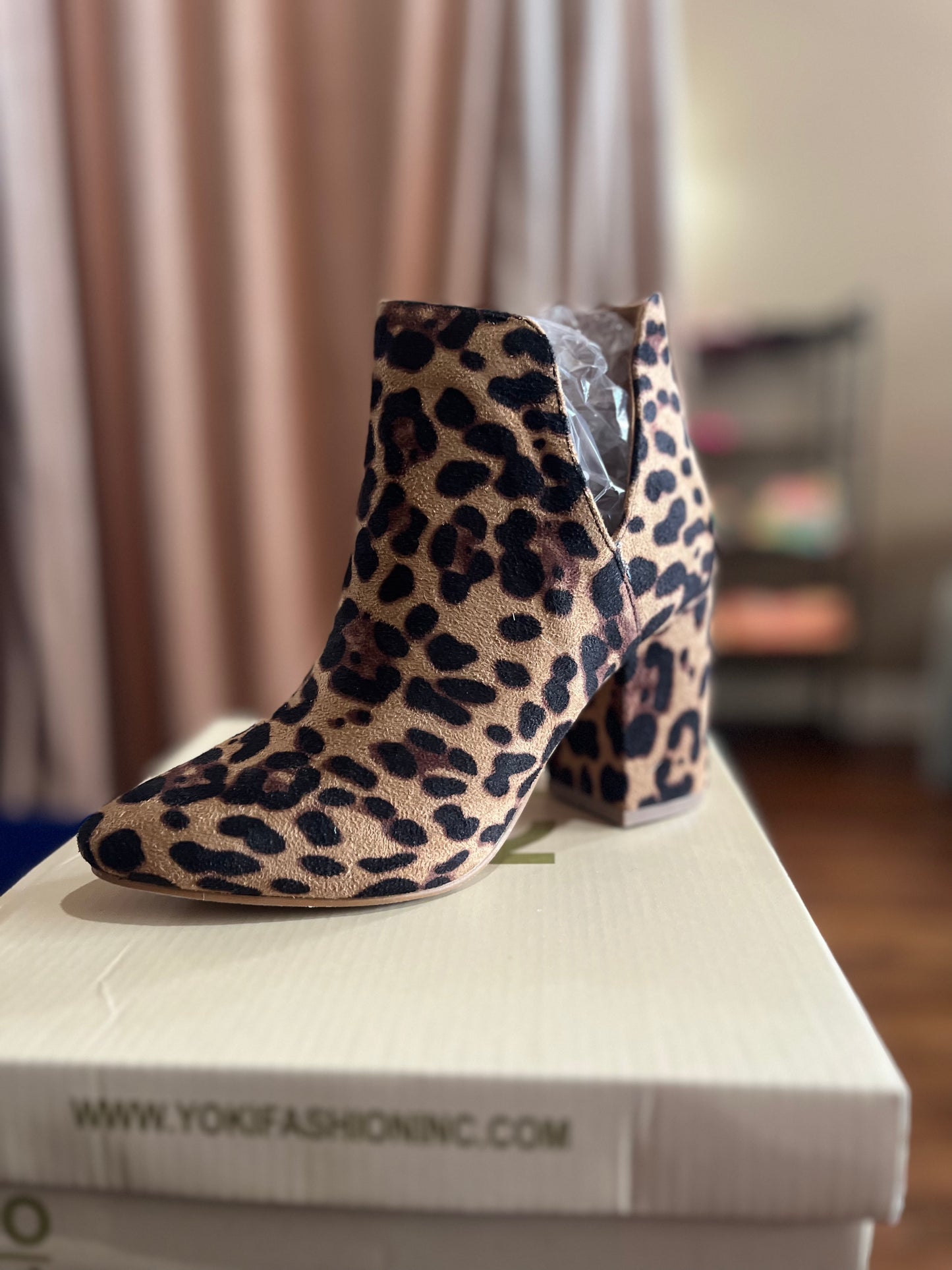 Leopard Booties