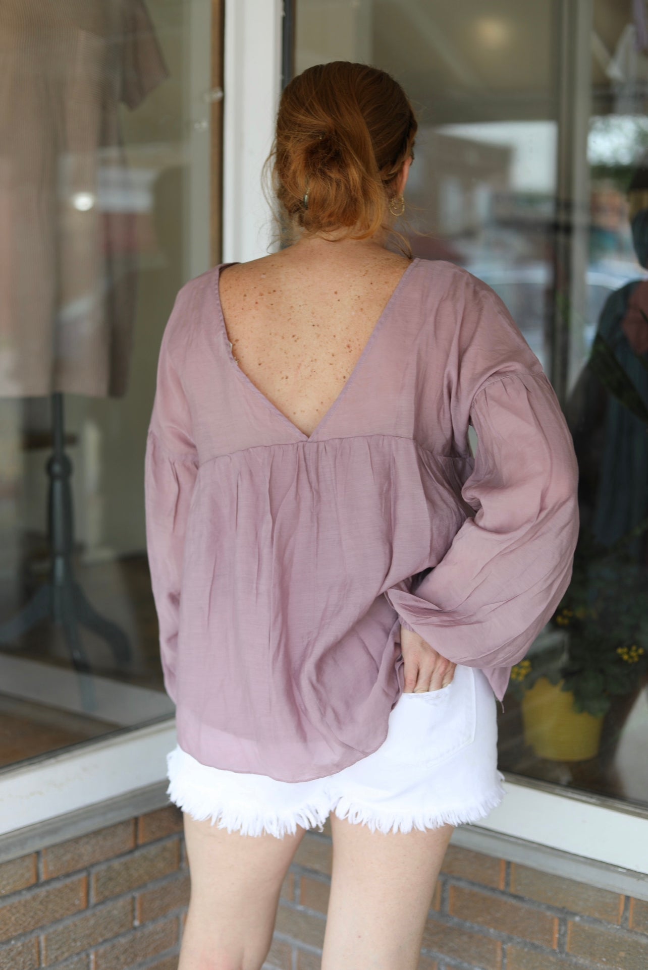 Flowy Purple Blouse