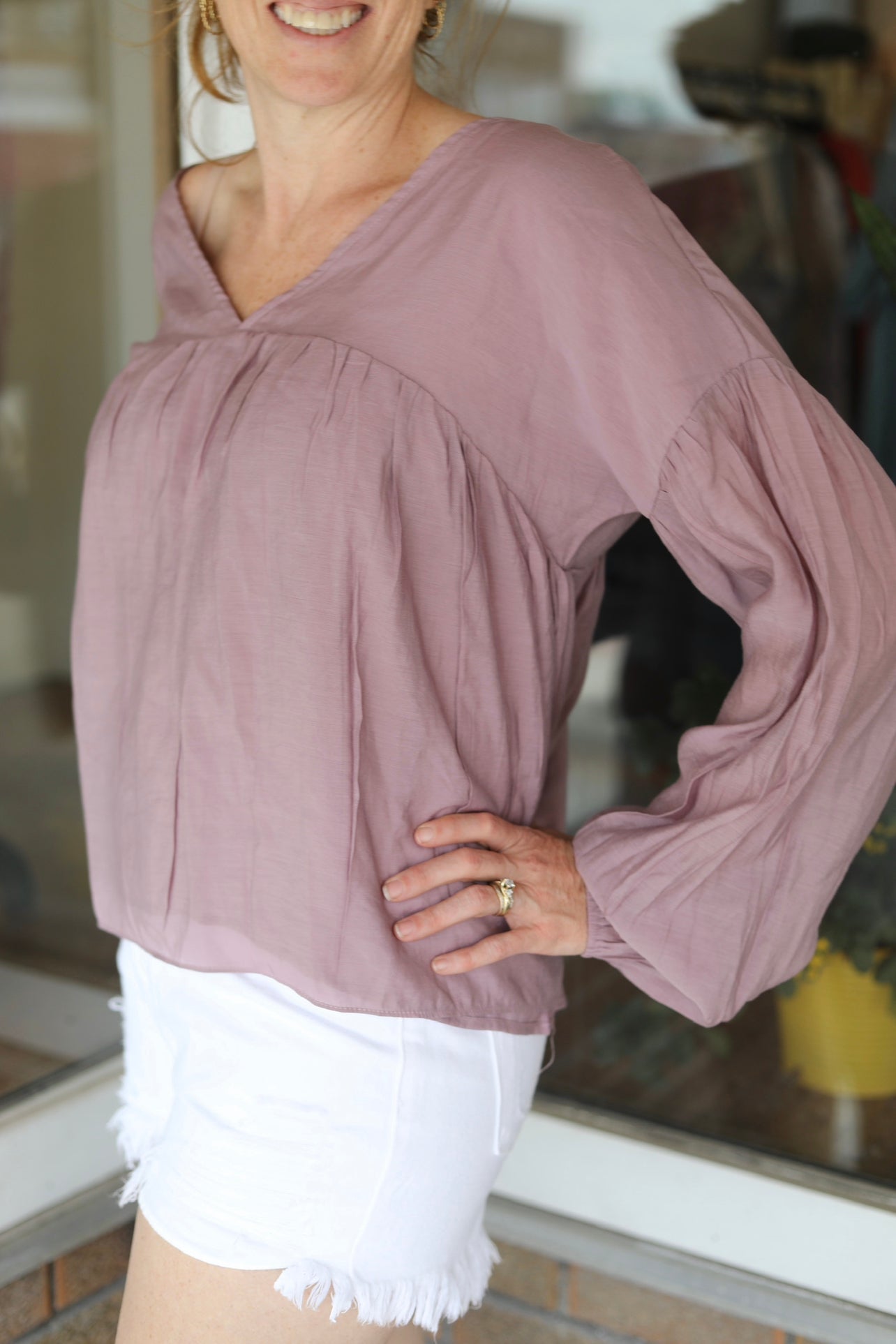 Flowy Purple Blouse