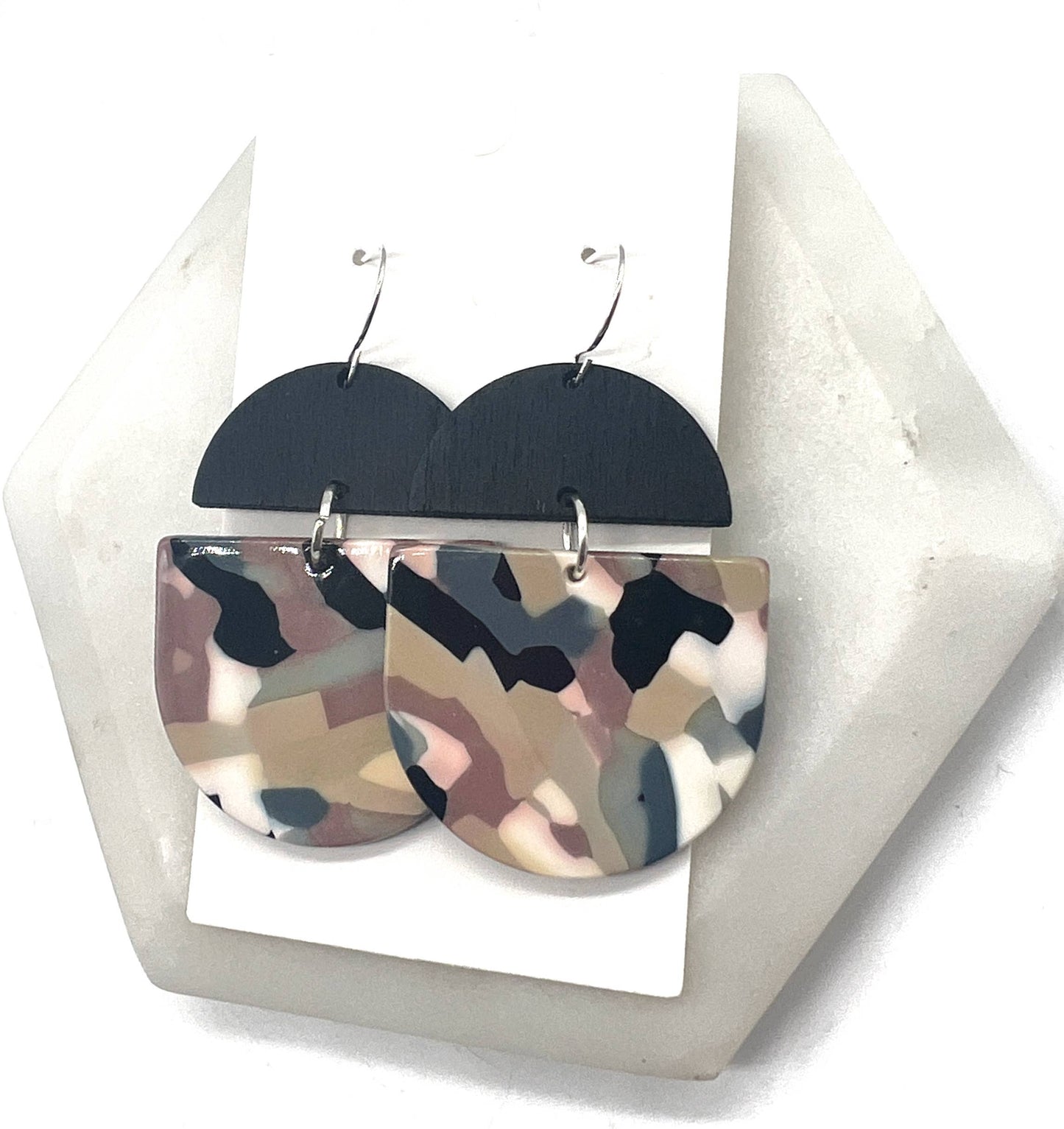 Mauve Paintbrush Fall Wood and Acrylic Deco Drops