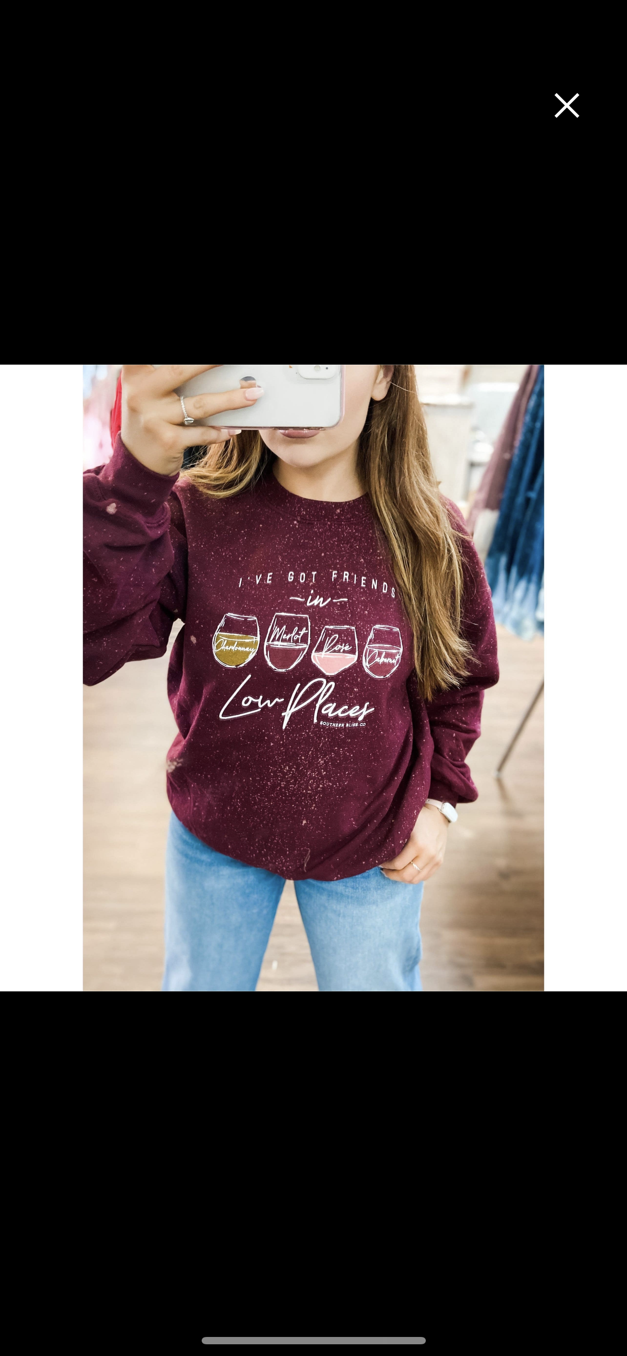 Friends in Low Places Bleached Crewneck Sweatshirt