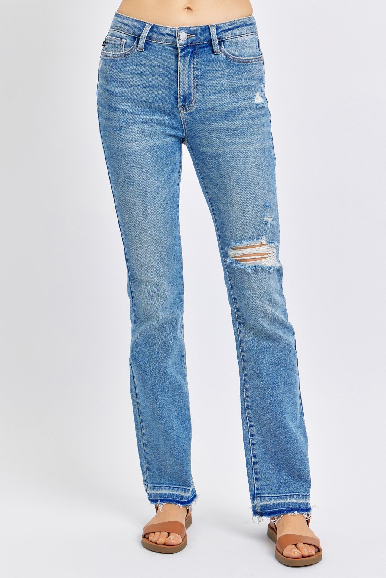 Mid-Rise Bootcut Judy Blue Jeans