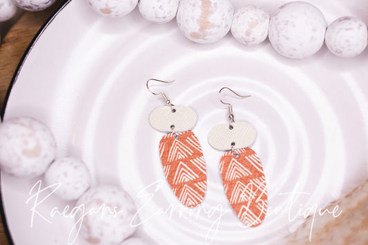 White and Orange Dangles